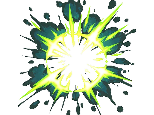 Sticker | Boom Epicenter (Glitter)